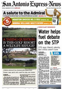 PGA Front Page