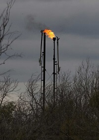 Natural gas flare